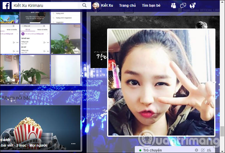 Đổi giao diện Facebook