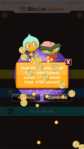 Tổng satoshi kiếm được