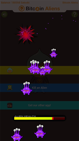 Bitcoin Aliens game đào Bitcoin