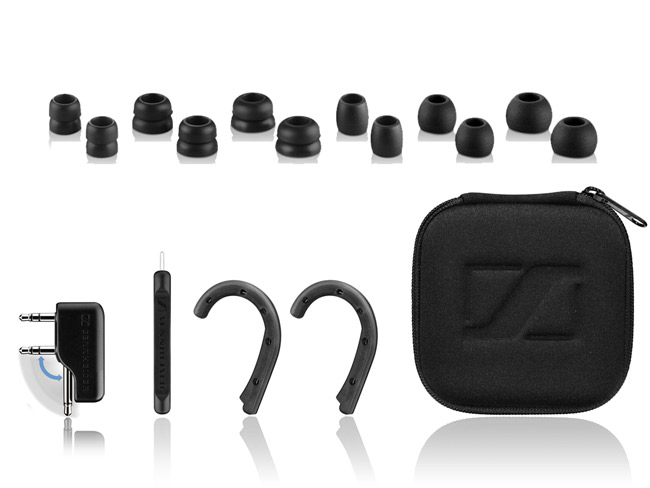 Các phụ kiện đi kèm của Sennheiser MM 80i. 