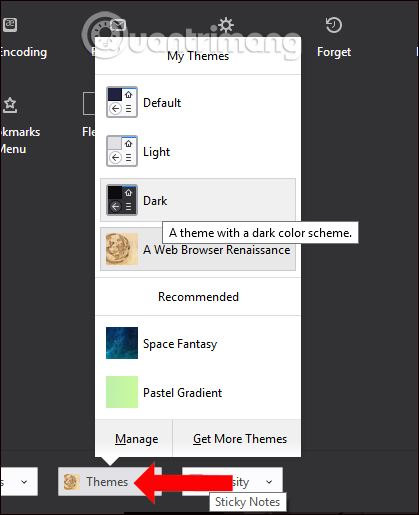 Đổi theme trên Firefox 57
