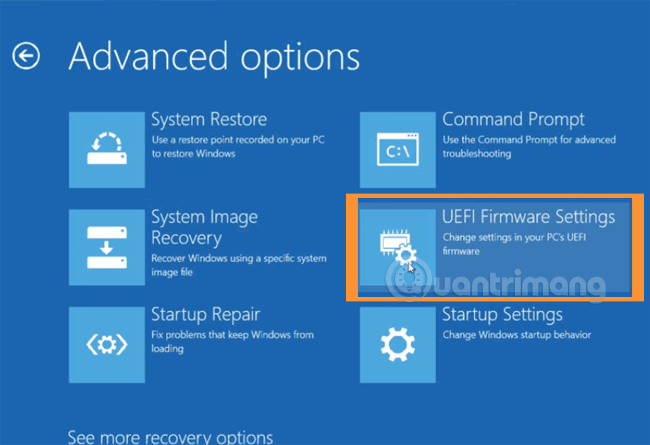 Cách vào BIOS (UEFI) trên Windows 10, cách khắc phục lỗi không vào được BIOS Win 10