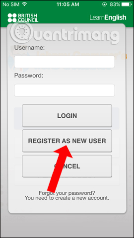 Tạo tài khoản mới