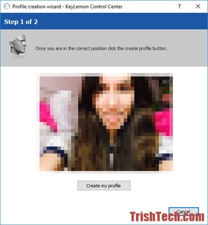 Chọn Create my profile