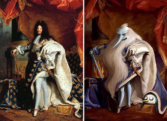 "A Portrait Of Louis XIV" của danh họa Hyacinthe Rigaud