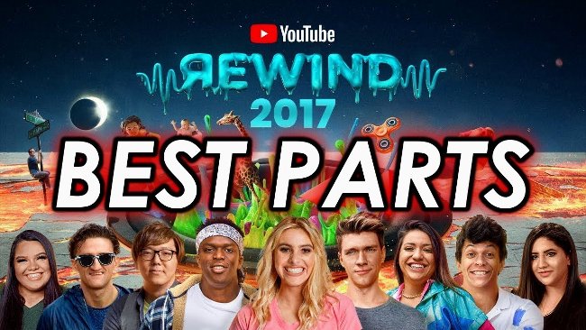 YouTube Rewind 2017 tập trung những trào lưu hot nhất trên YouTube trong năm vừa qua.