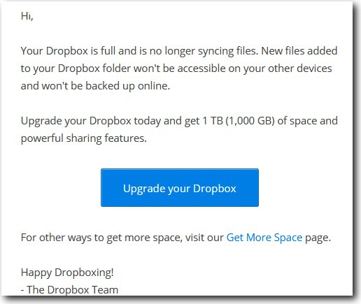 Thông báo email