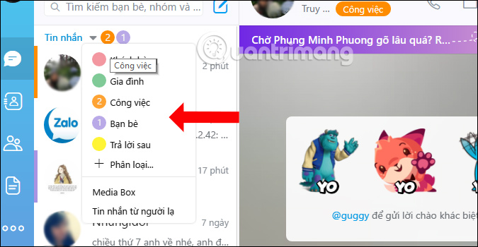 Tìm cuộc hội thoại