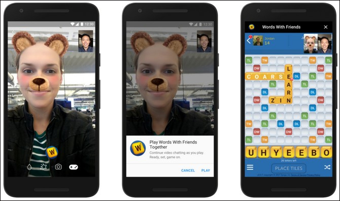 Gọi video trong khi chơi game Messenger