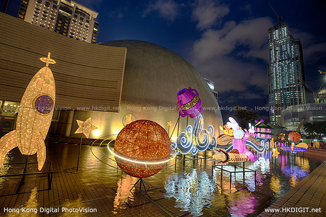 Hồng Kông lên đèn khi Trung thu tới