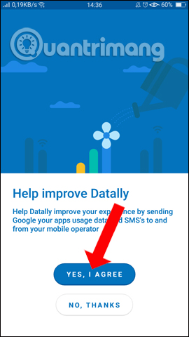 Cho phép truy cập dữ liệu