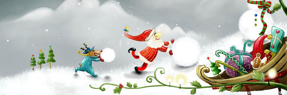 Giáng sinh vui nhộn với trò chơi bắn tuyết 