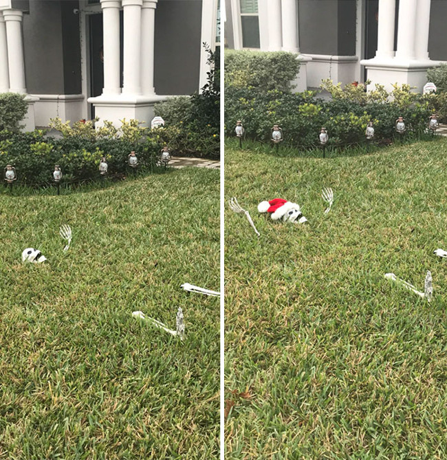 Khi Halloween kết thúc và sắp tới là Noel!