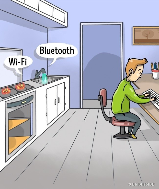 Bật wifi và bluetooth mọi nơi mọi lúc