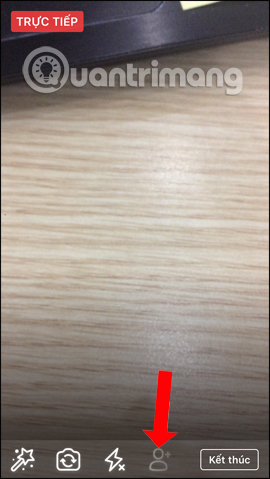 Mời bạn bè xem live stream 