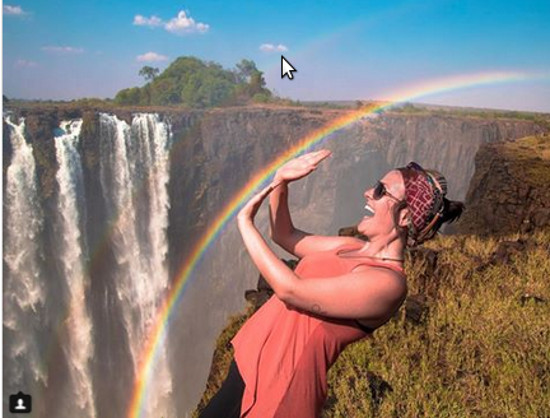 Thử đỡ cầu vồng xem nào!