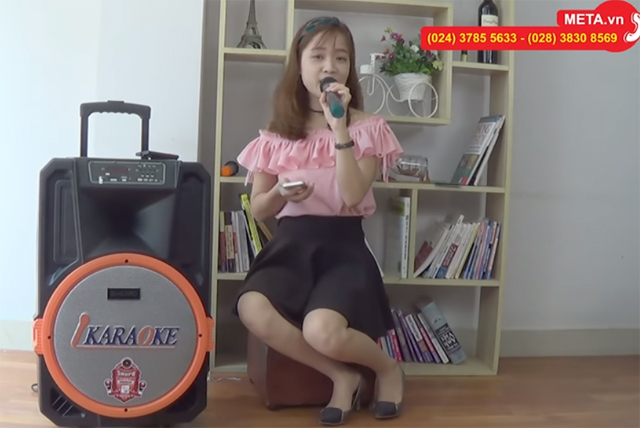 Loa Shupo BT-2017 với cần kéo như vali