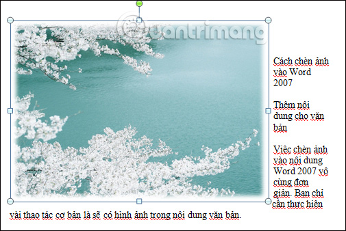Vị trí hình ảnh với nội dung
