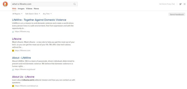 Công cụ tìm kiếm Duck Duck Go