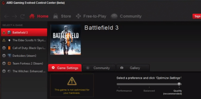 Danh sách trò chơi trên AMD Gaming Evolved