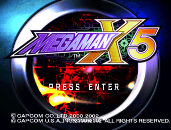 MegaMan X5 - trò chơi lịch sử một thời người máy màu xanh lá cây  