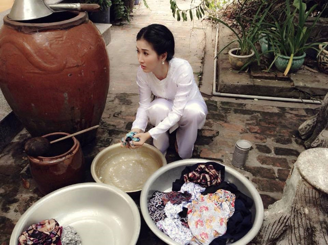 Không giặt quần áo trong ngày Tết