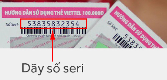 Trường hợp bị mất số Seri thẻ cào điện thoại