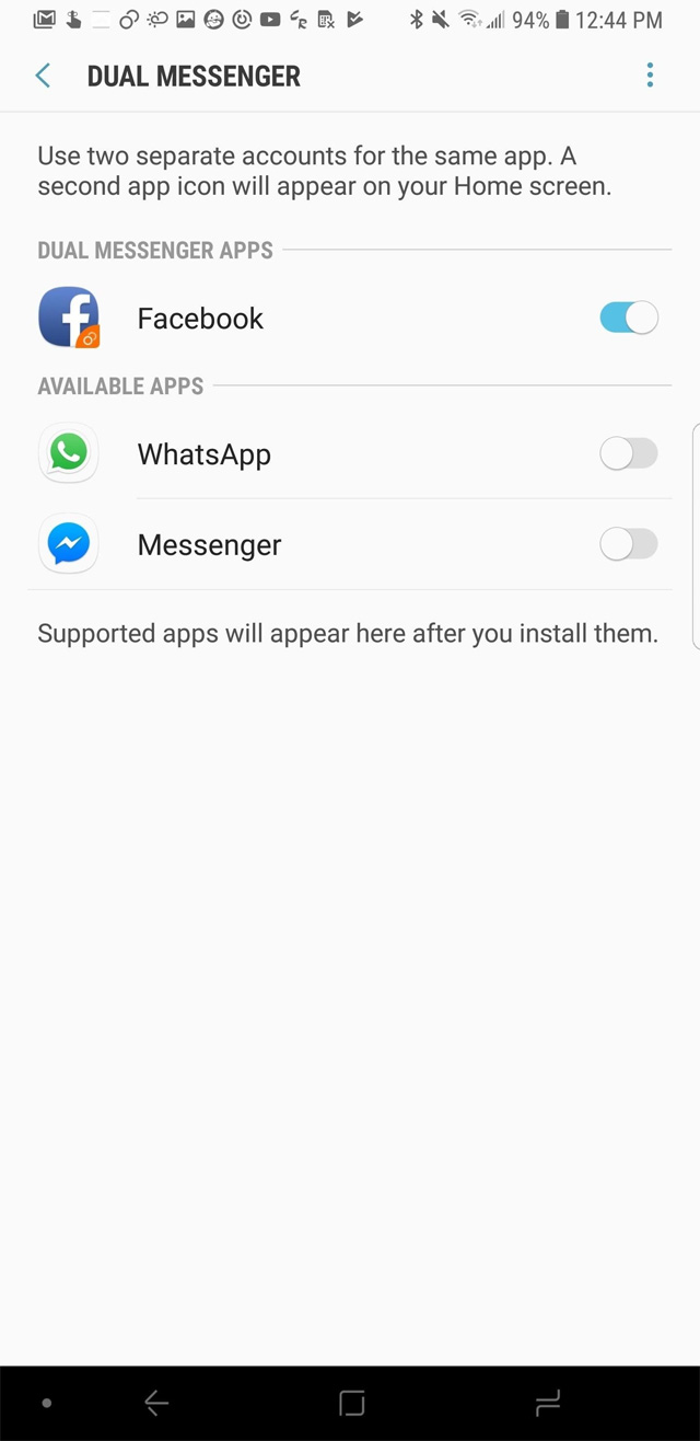 Kích hoạt tính năng Dual Messenger cho Facebook