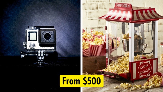 Máy ảnh GoPro = Máy bỏng ngô