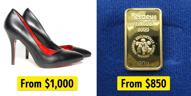 Một đôi giày Louboutin = Một thỏi vàng miếng 20 gram