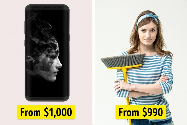 Một chiếc điện thoại Samsung S8+ = 9 tháng dọn dẹp