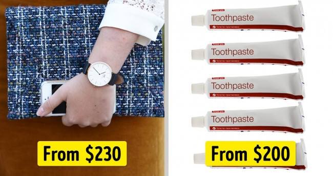 Một đồng hồ Daniel Wellington = 203 tuýp thuốc đánh răng