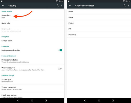 Vào setting để cài đặt tính năng