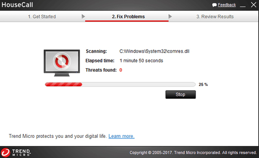 Phần mềm chống spyware Trend Micro HouseCall