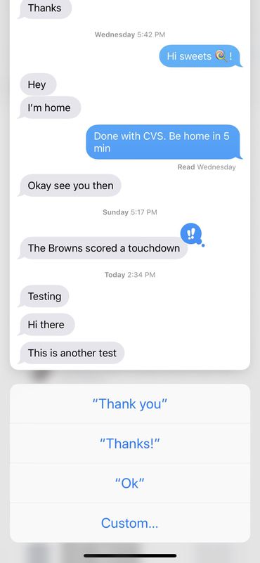 Gửi tin nhắn nhanh.