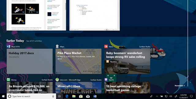 Tiếp tục công việc tại vị trí đang làm việc trước đó với Timeline