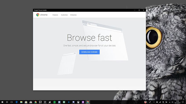 Ứng dụng Chrome trên Windows Store chỉ là một link tải về