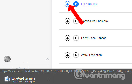 Tải âm thanh trên Facebook Sound Collection
