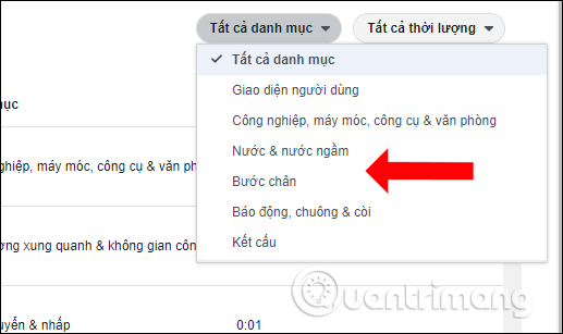 Tìm kiếm hiệu ứng âm thanh