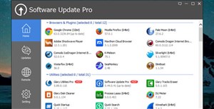 Glarysoft Software Update Pro, cài đặt hàng loạt phần mềm sau khi cài Windows chỉ với 1 cú nhấp chuột