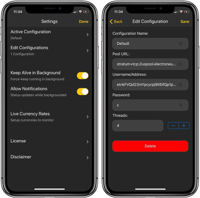 Tuy chọn cấu hình