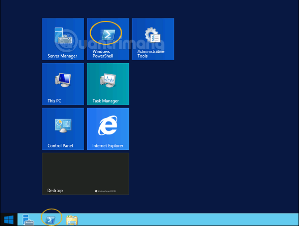 Biểu tượng PowerShell