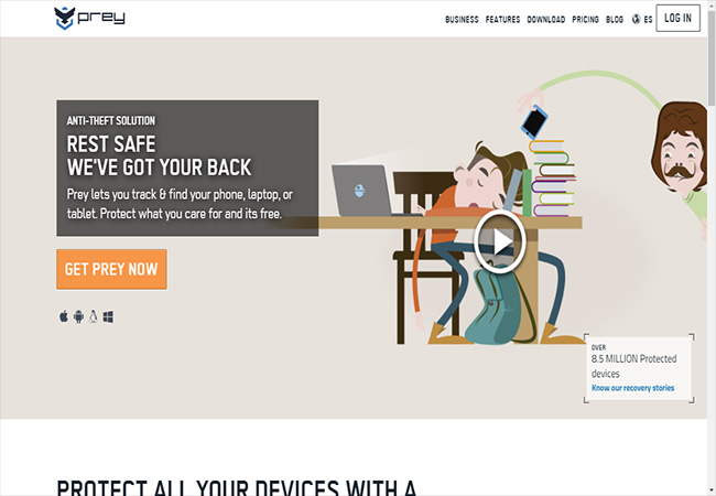 Tìm smartphone, laptop bị mất chính xác, hiệu quả với ứng dụng Prey.