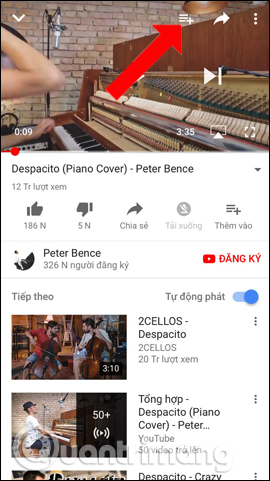 Tùy chọn cho video