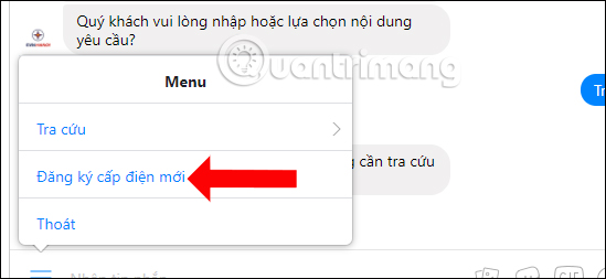 Đăng ký cấp điện mới