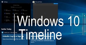 Cách sử dụng tính năng Timeline trên Windows 10