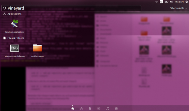 Thông báo thiết lập Vineyard