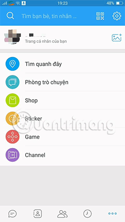 Chọn biểu tượng Cài đặt như trong hình.